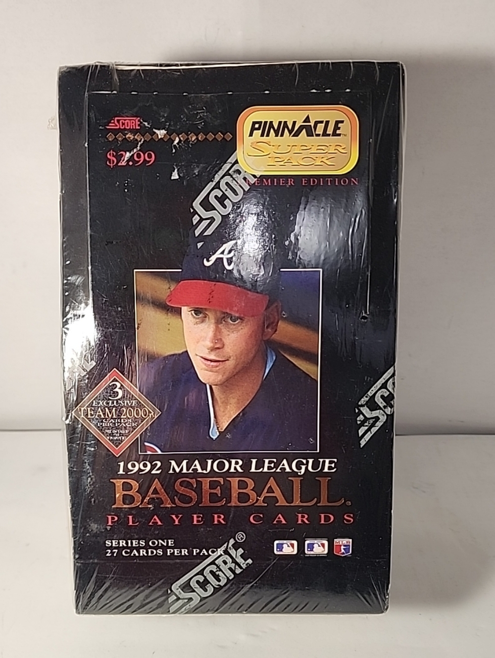 1992 Pinnacle Score Series 1 Sealed Unopened Box Super Pack Tom Glavine Cover